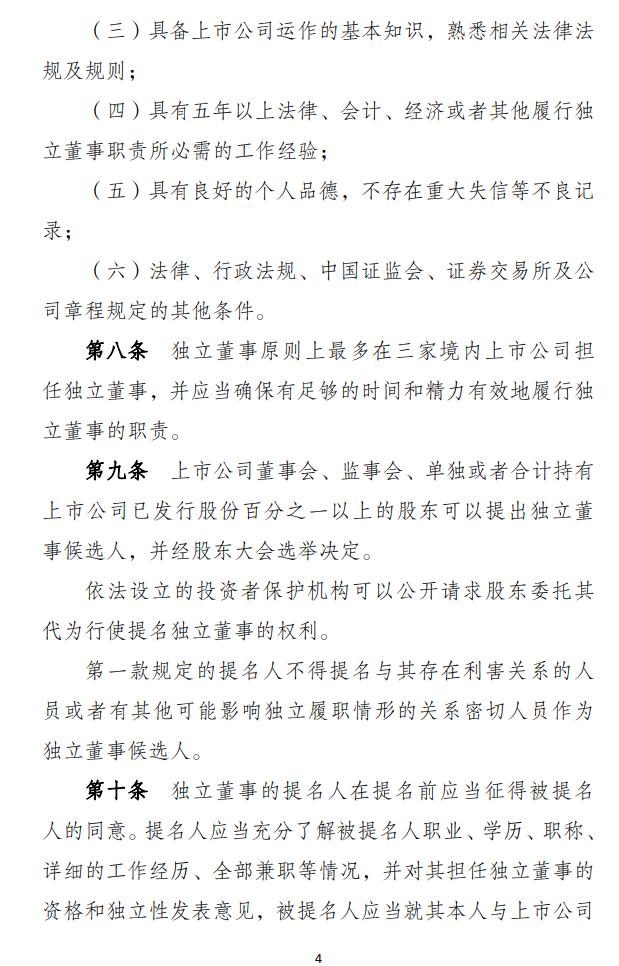 放大招！八类人不得担任上市公司独董！22年首次重大改革