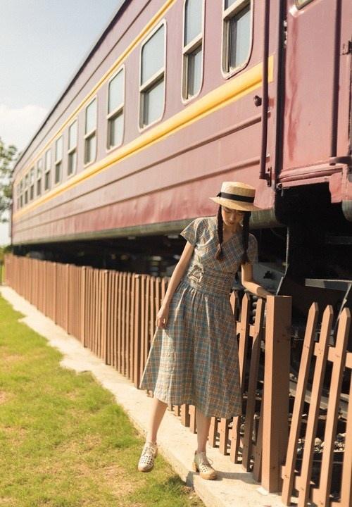 优雅淑女风气质美少女郊外唯美写真