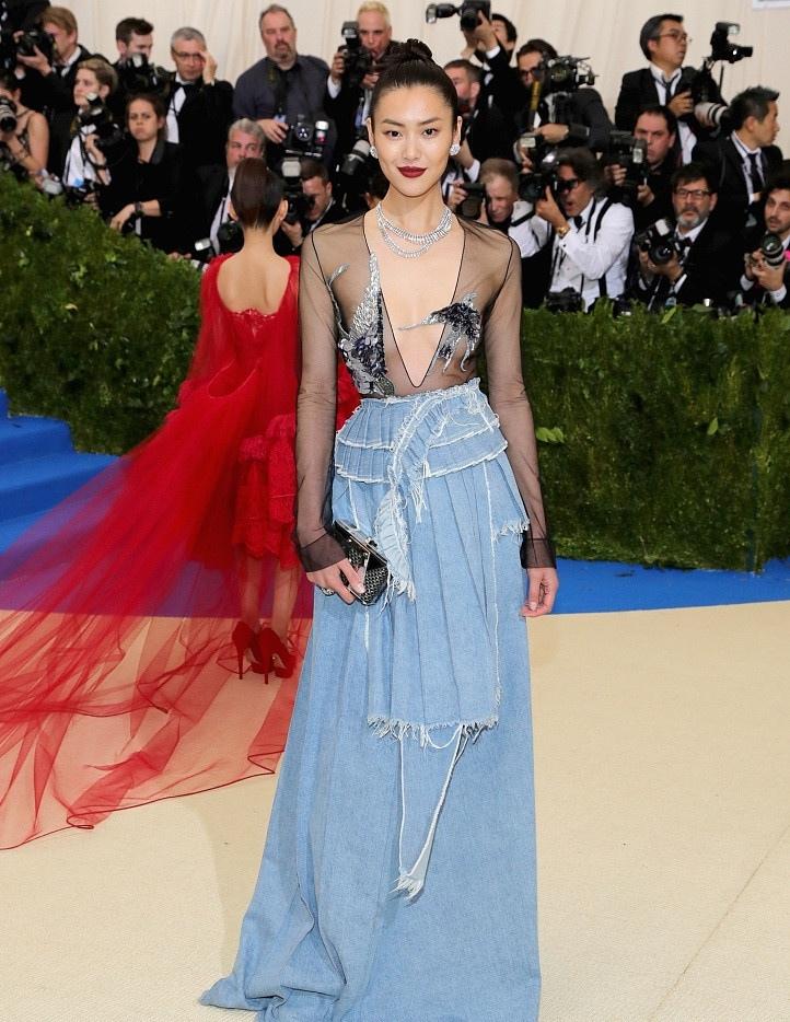 刘雯2017Met Gala 造型写真