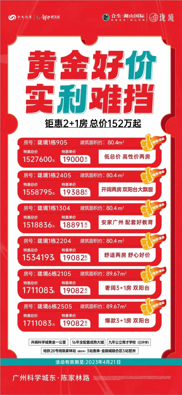 特惠78折!1.3万-平买新塘!这个五一,增城超20盘抢跑!