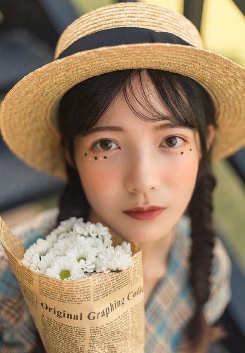 优雅淑女风气质美少女郊外唯美写真