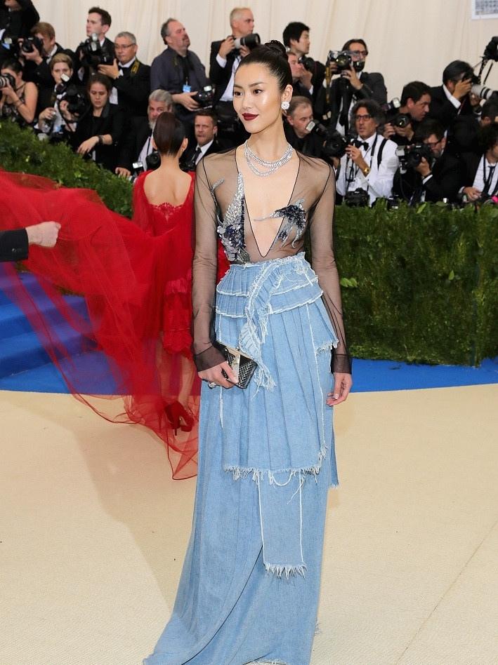 刘雯2017Met Gala 造型写真