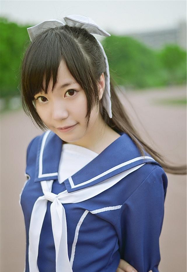 日系美少女校园教室杂拍写真