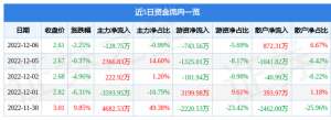 世茂股份(世茂股份（600823）12月6日主力资金净卖出12875万元)