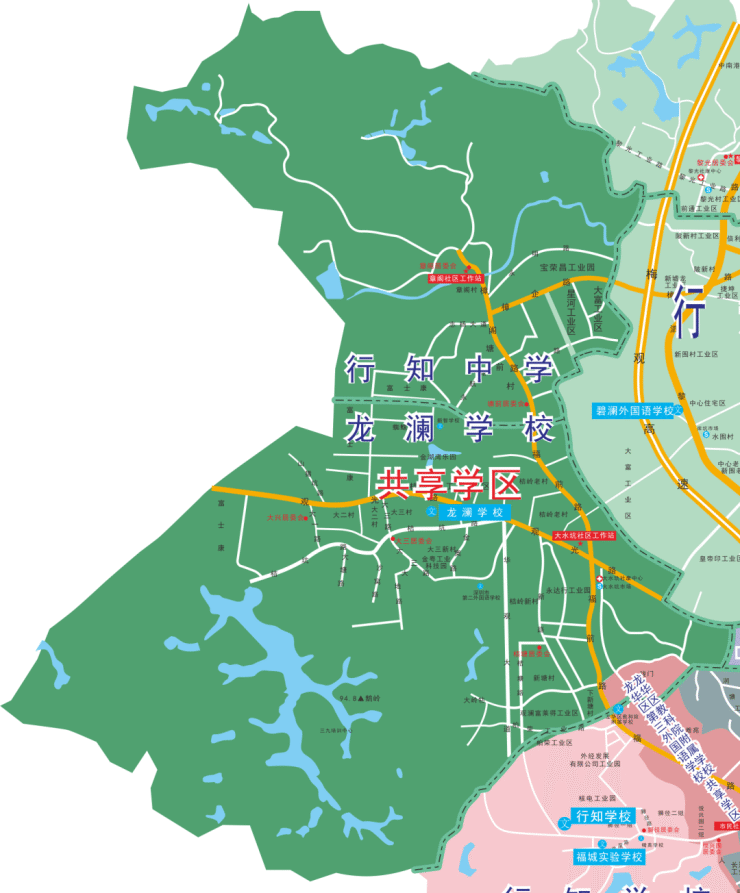 龙华14所新改建学校招生范围公示,快看有没有你家附近的~