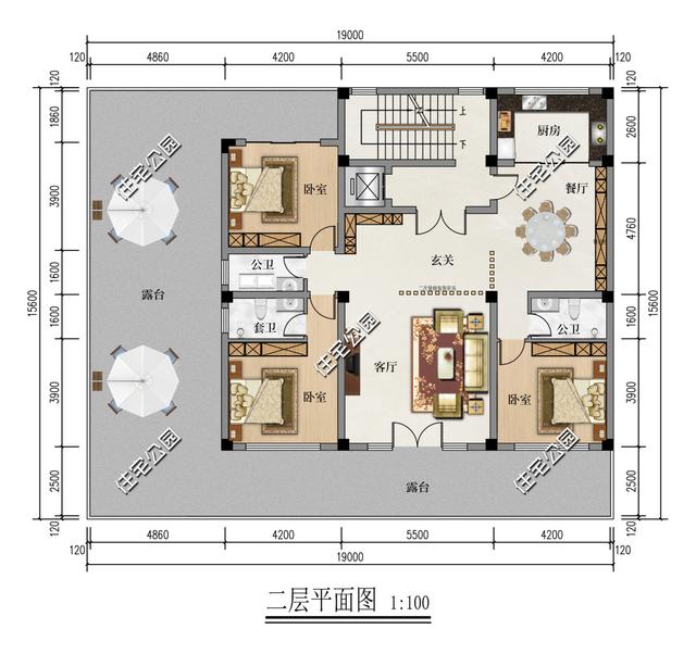 19×15米商住两用新中式三层美宅，一层开店赚钱二层自住生活