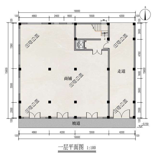 19×15米商住两用新中式三层美宅，一层开店赚钱二层自住生活