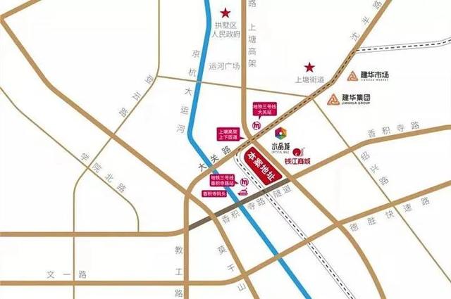 2022年城北将崛起一座商业新地标！上塘路中段或成“钱江大商圈”