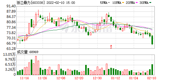多主力现身龙虎榜，浙江鼎力下跌7.30%（02-10）