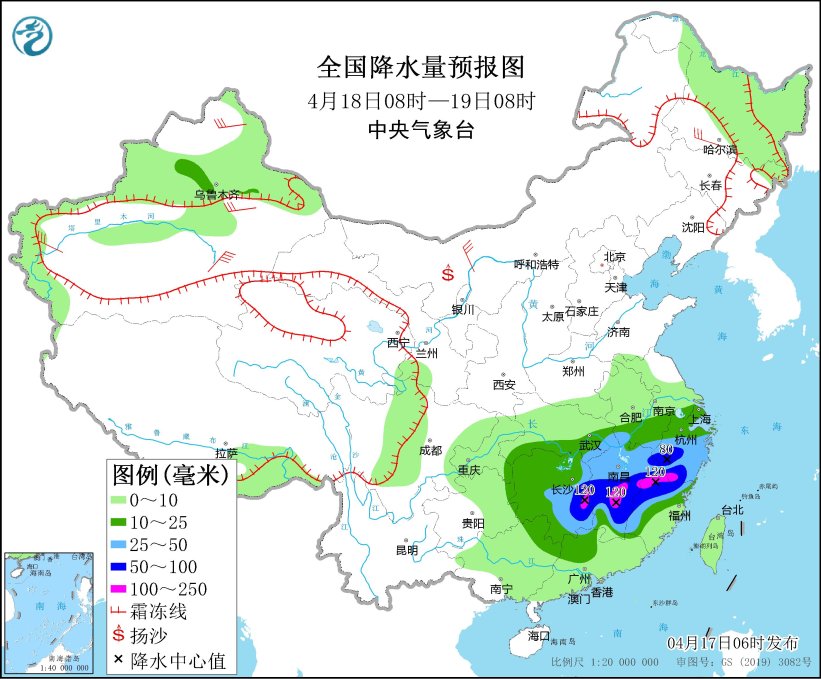 江汉江南华南将有较强降水过程 新疆北部有雨雪和大风降温天气