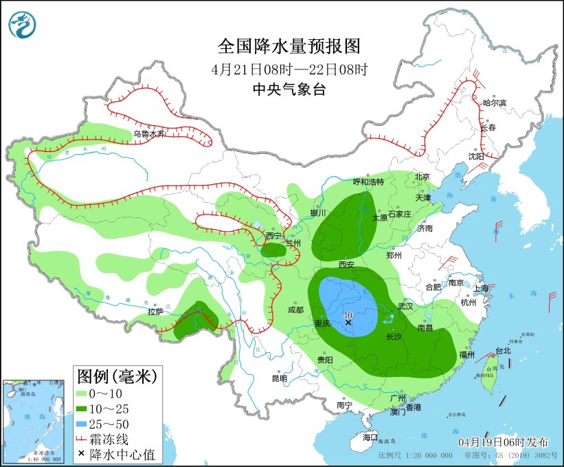 江南华南有较强降水过程 强冷空气将影响我国大部地区