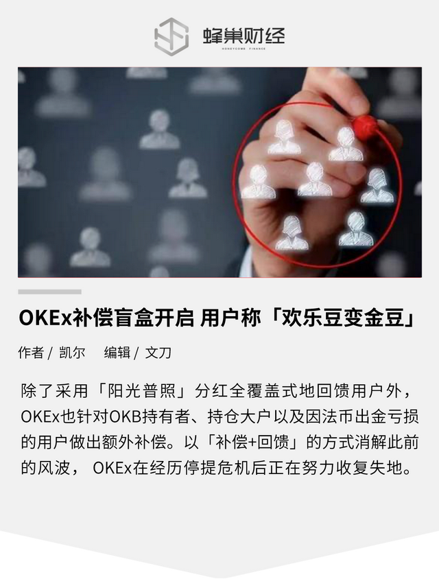 OKEx补偿盲盒开启，用户称「欢乐豆变金豆」