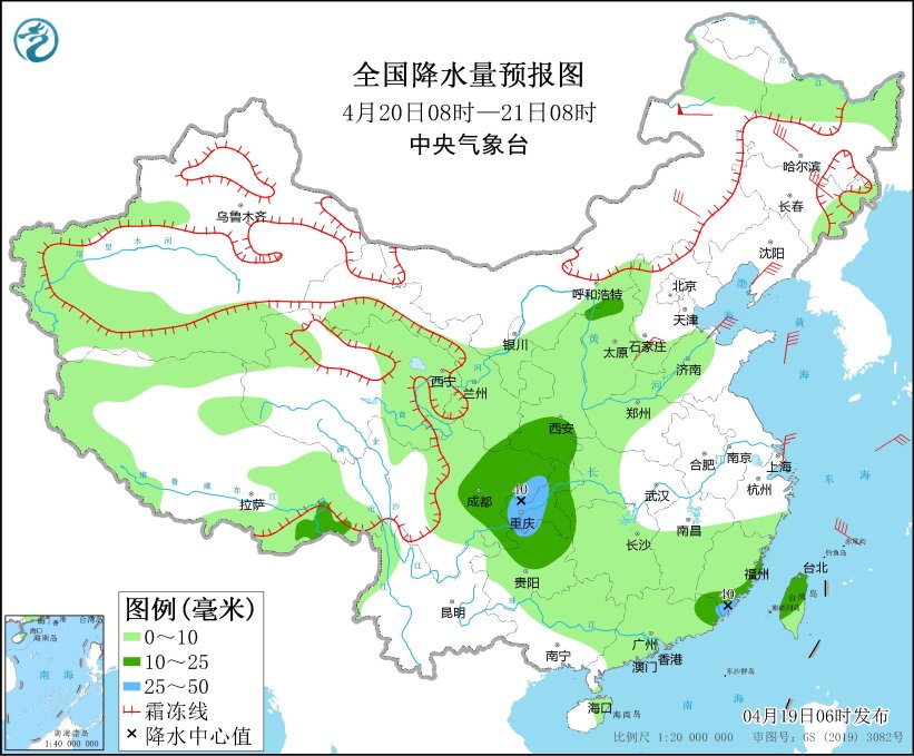 江南华南有较强降水过程 强冷空气将影响我国大部地区