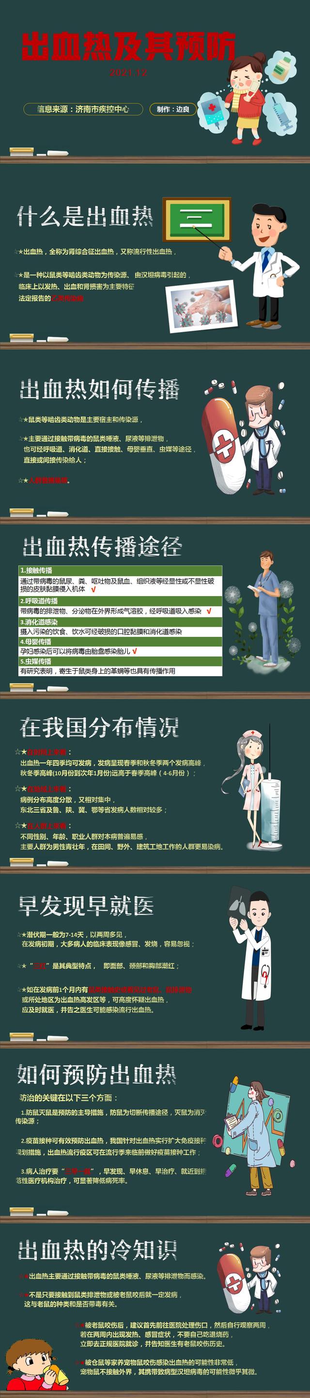 一图读懂｜出血热是什么病？如何预防？