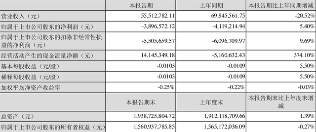 华斯股份：2022年一季度亏损389.66万元