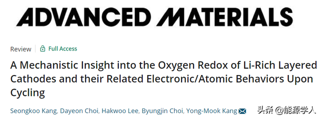 一文掌握富锂正极中阴离子氧化还原行为