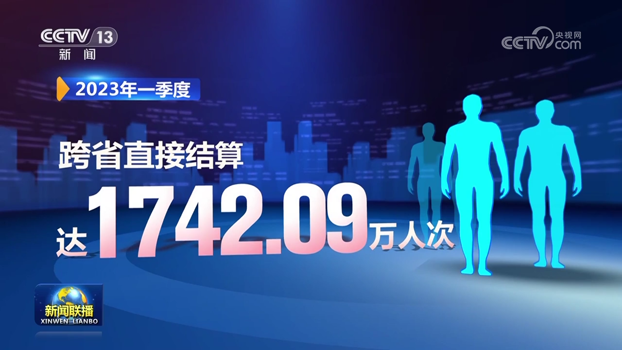 国家医保局公布2023年一季度跨省异地就医直接结算情况