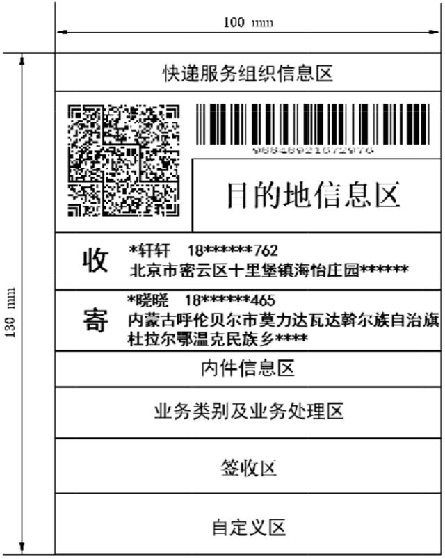 新标准实施！快递运单要隐藏、加密这些信息→