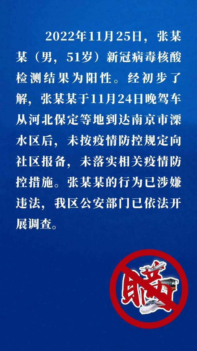 张某某（51岁，阳性），被警方调查