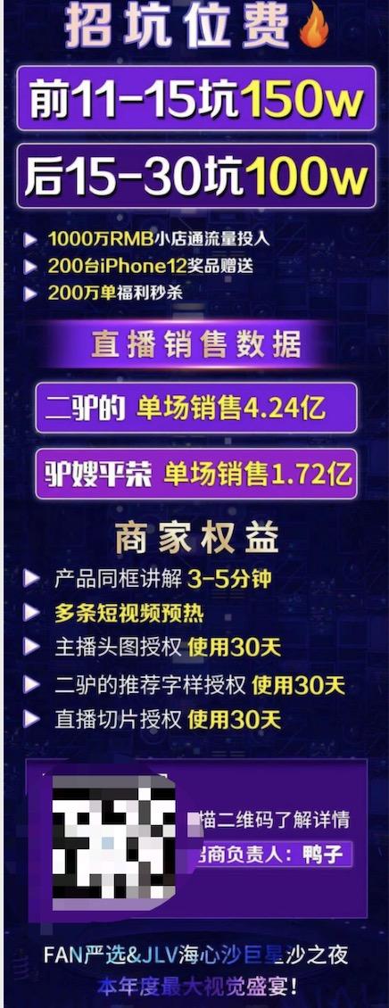 头部主播二驴收百万坑位费，却不按合同直播？商家巨亏超千万