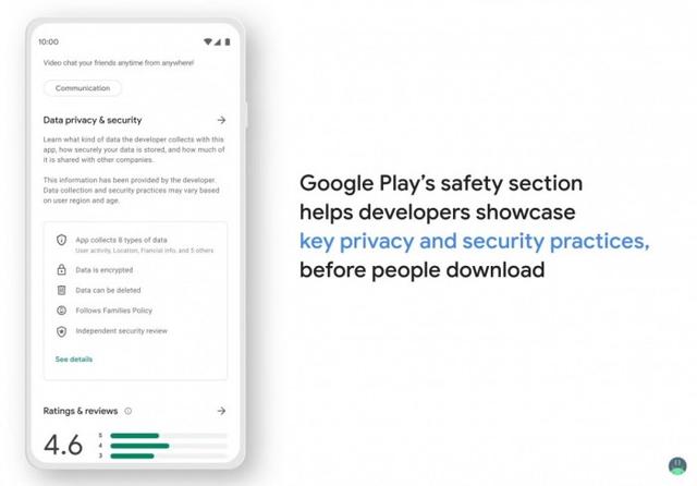 Google Play应用商店可能会删除应用权限概述 转而使用新的数据安全信息组合