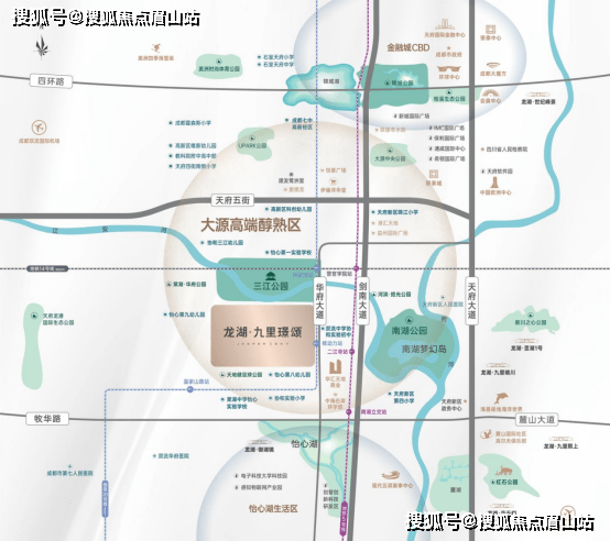 怡心湖品质最高的楼盘-龙湖九里璟颂周边配套怎么样齐不齐全-售楼部电话