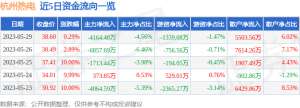 异动快报：杭州热电（605011）5月30日14点46分触及涨停板