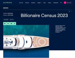 2022全球财富版图：亿万富翁人数缩水 逾10万亿美元财富蒸发