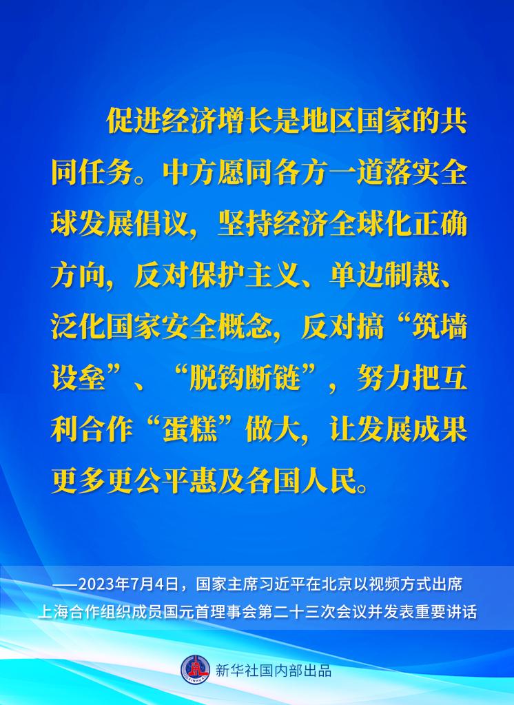 新华社权威速览｜习近平主席在上海合作组织成员国元首理事会第二十三次会议上的重要讲话要点