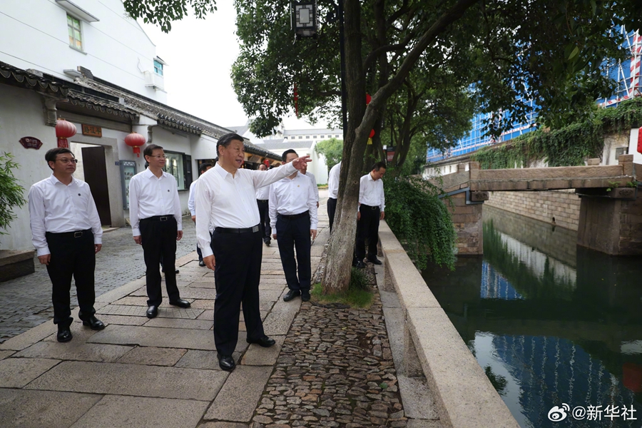 习近平在江苏苏州市考察调研