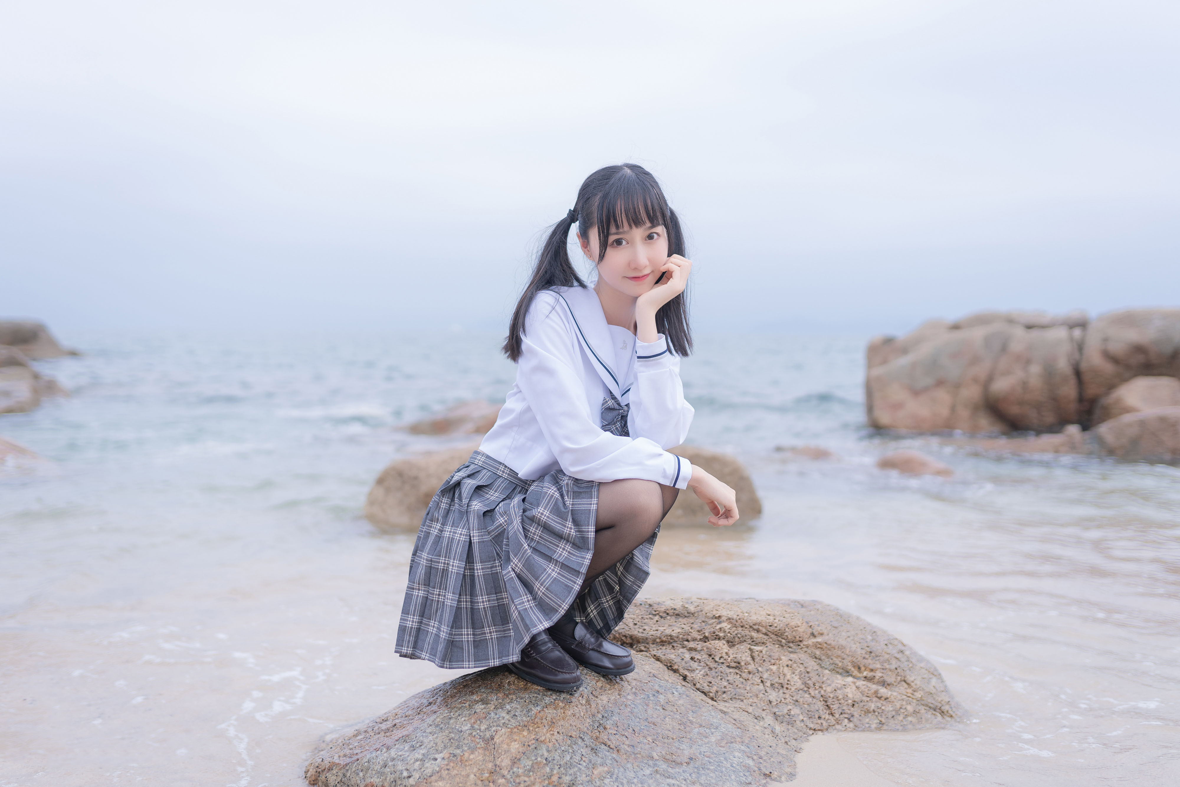 海边JK学生制服