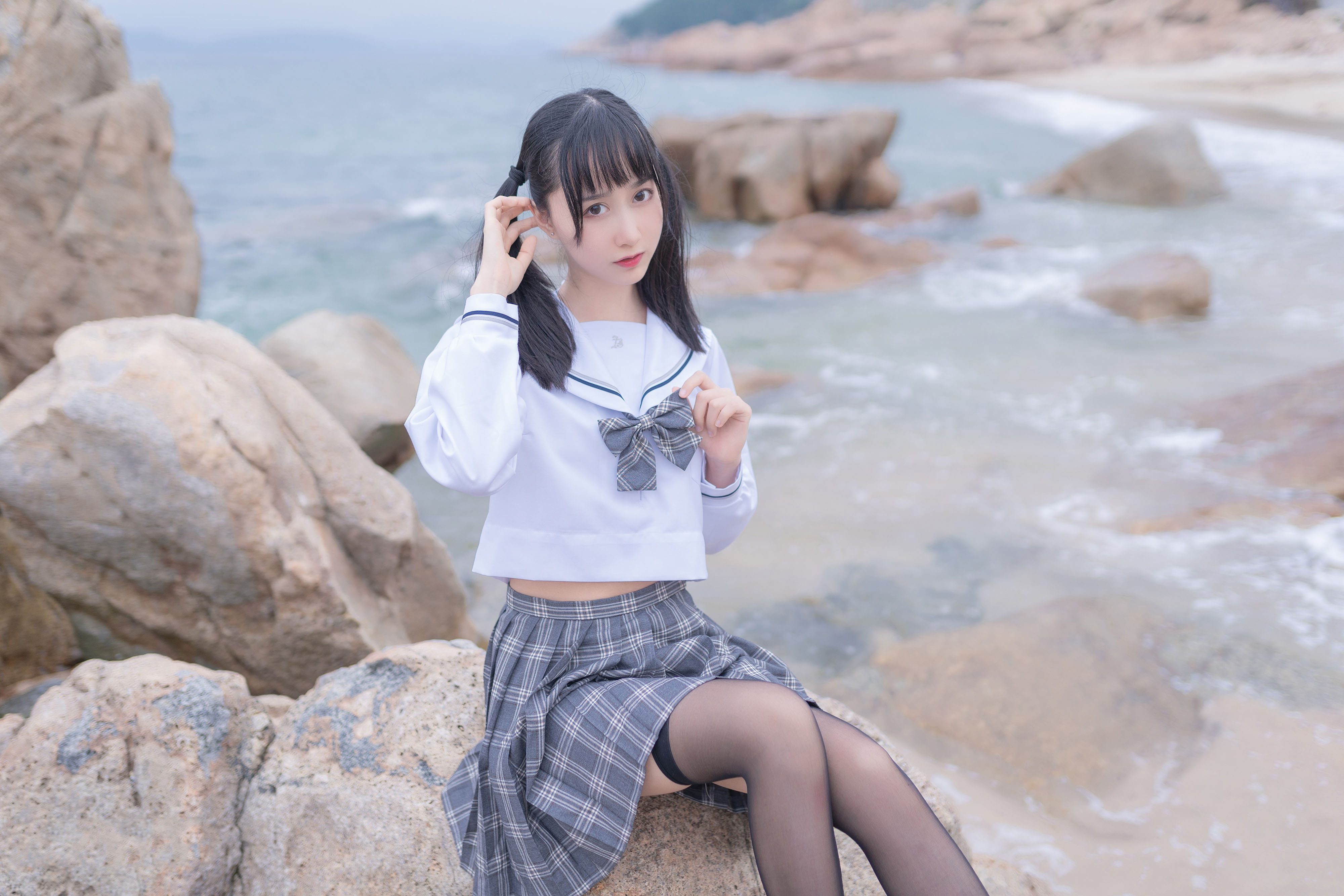 海边JK学生制服