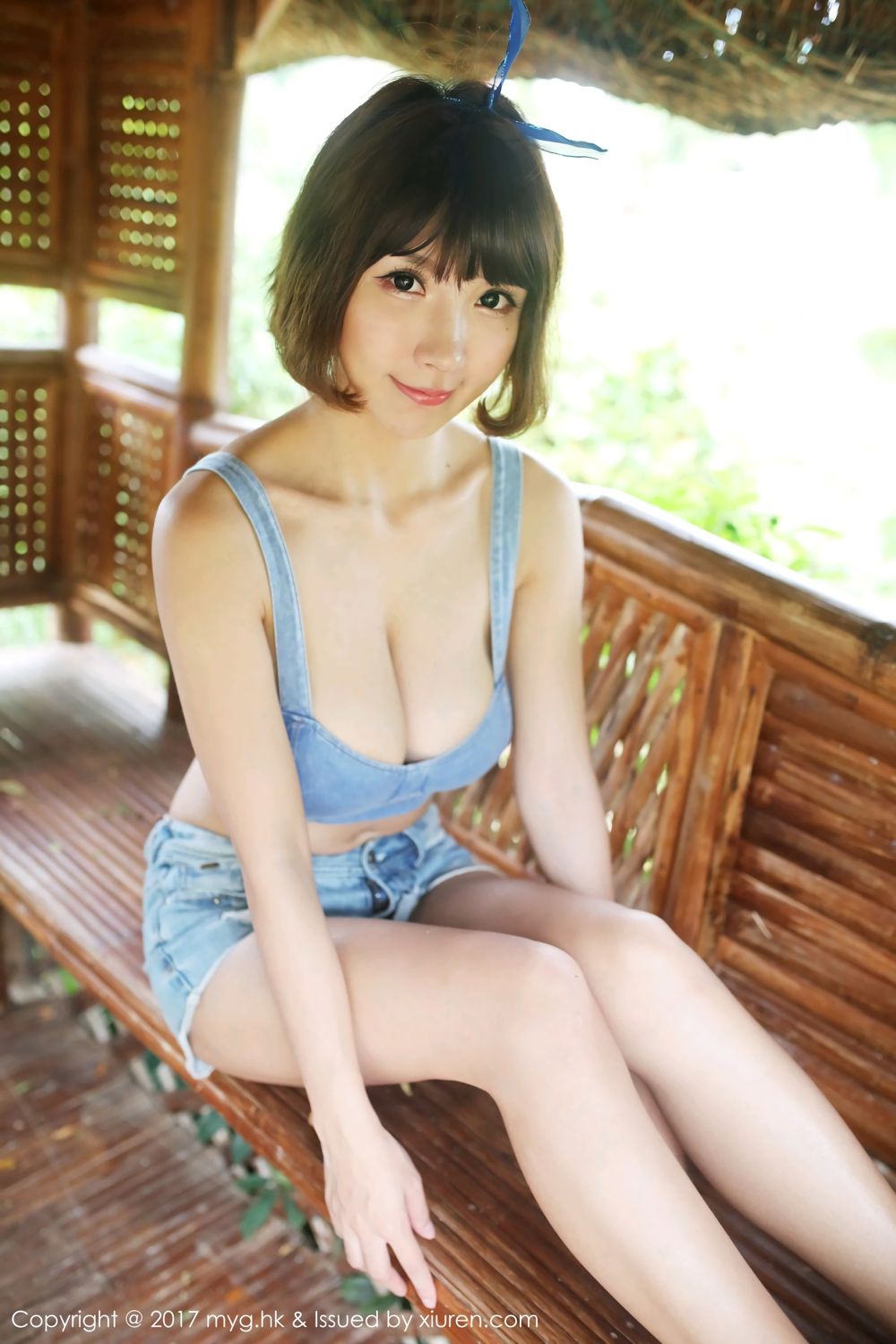 巨乳女神晓茜sunny 牛仔内衣