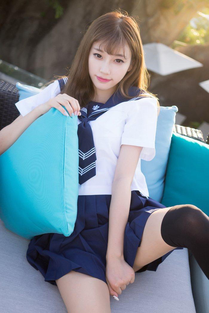 漂亮萌妹子JK制服