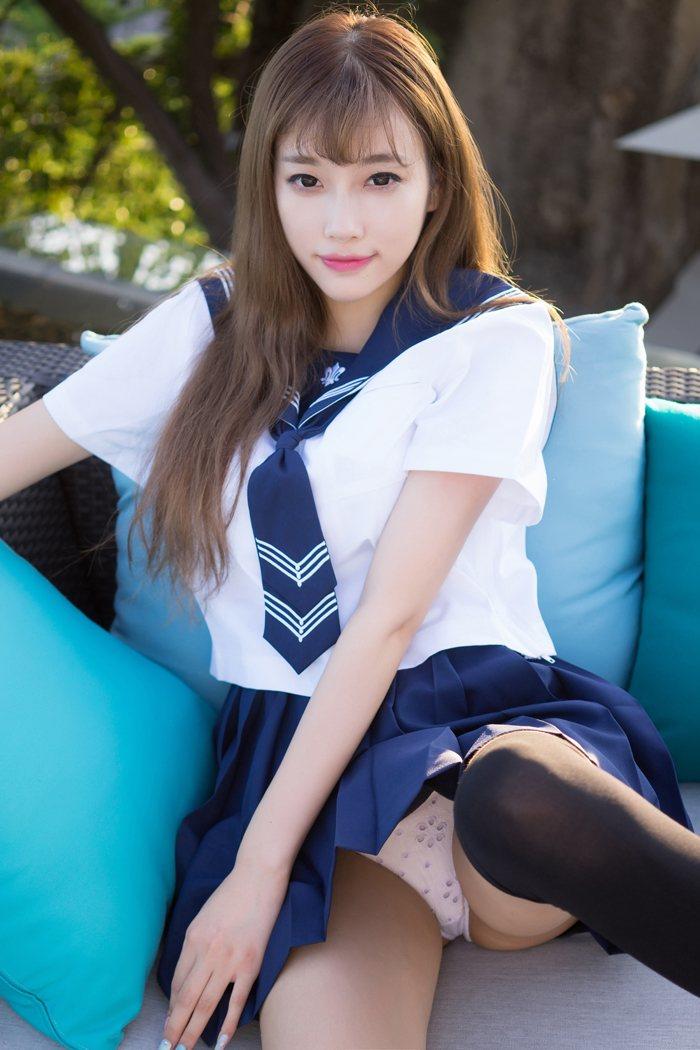 漂亮萌妹子JK制服