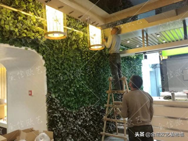 金信欧艺部分仿真植物墙案例集锦，总有一款适合您