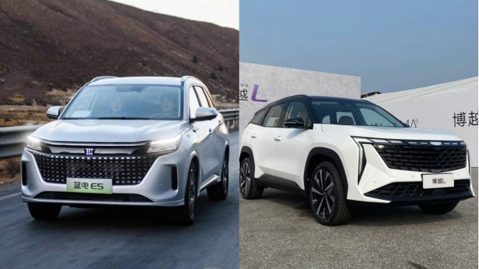 蓝电E5这款插混中型SUV，居然怎么便宜，能甩博越L“几条街”吗？